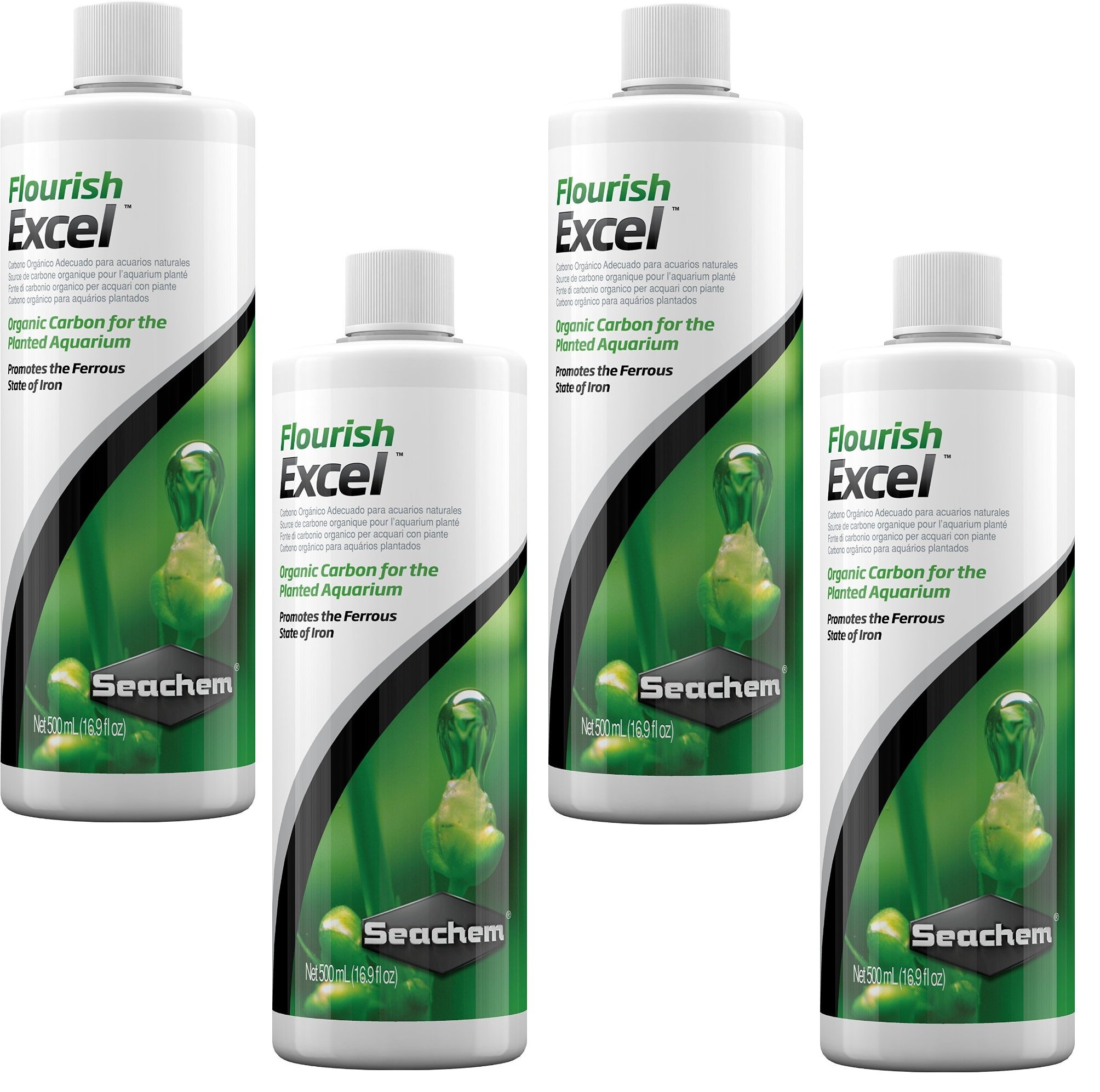Amazon.com : Seachem Flourish Excel 500 Milliliter Bottles (4 Pack